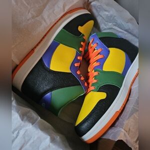 NIB And1 Colorful High-Top Sneakers Mens 10